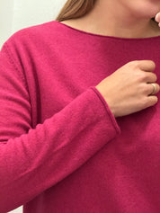 Girocollo misto lana cashmere