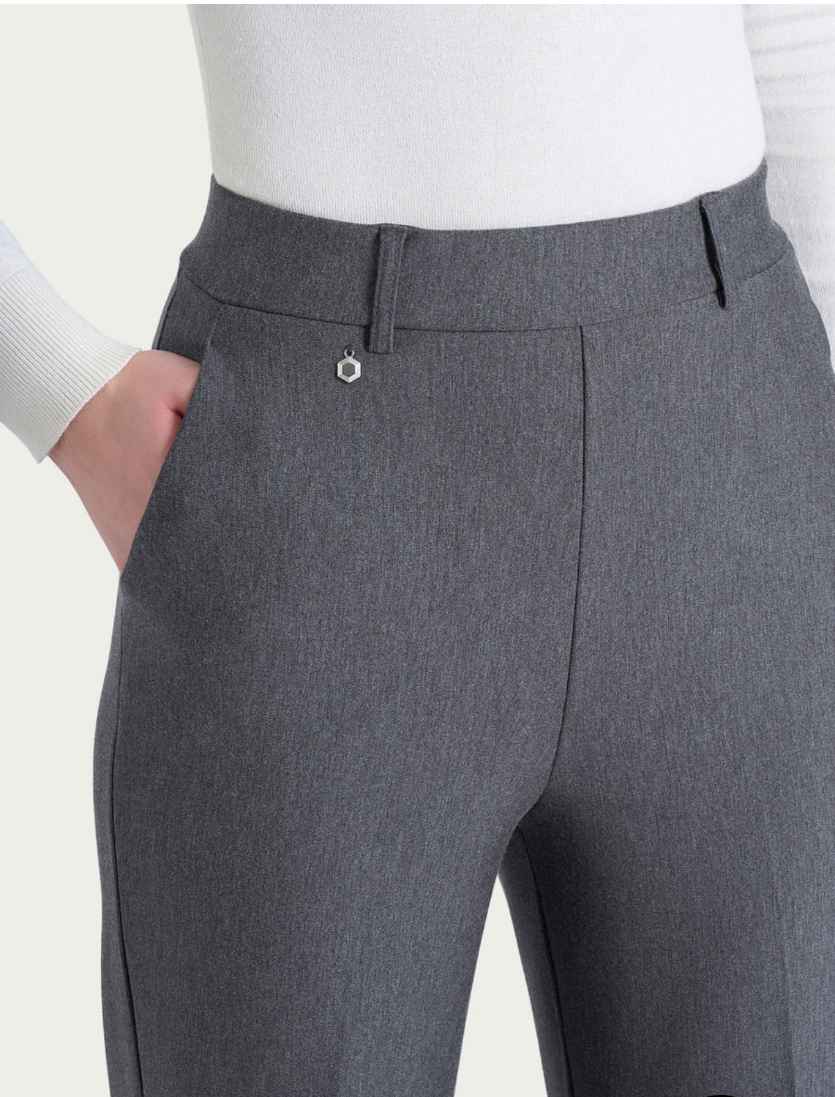 Pantalone wide leg con tasche Ragno