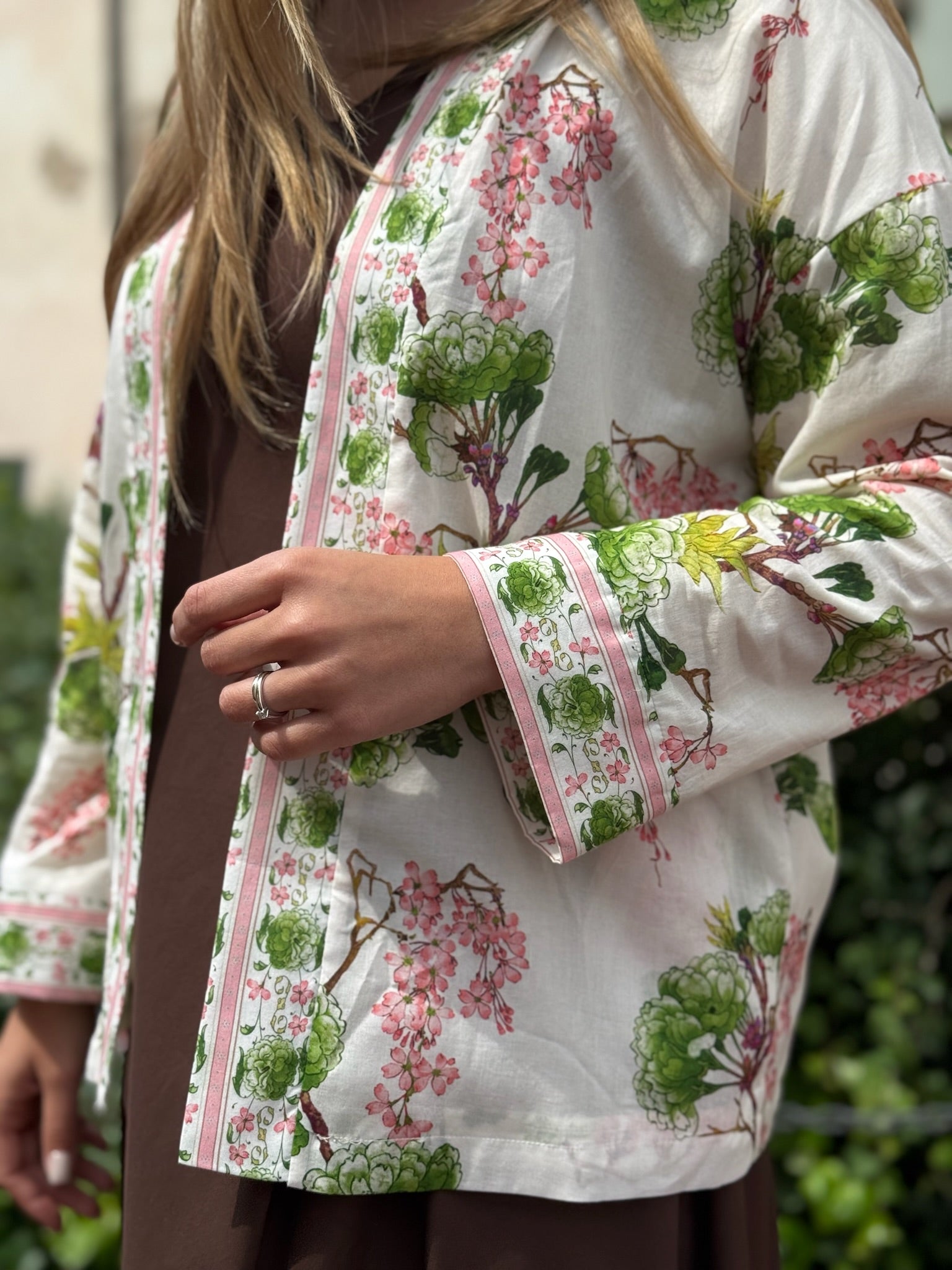 Kimono in mussola di cotone Wu Side