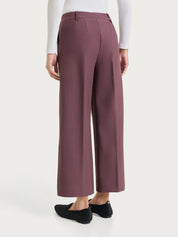 Pantalone ampio alla caviglia in Compact - Huckleberry
