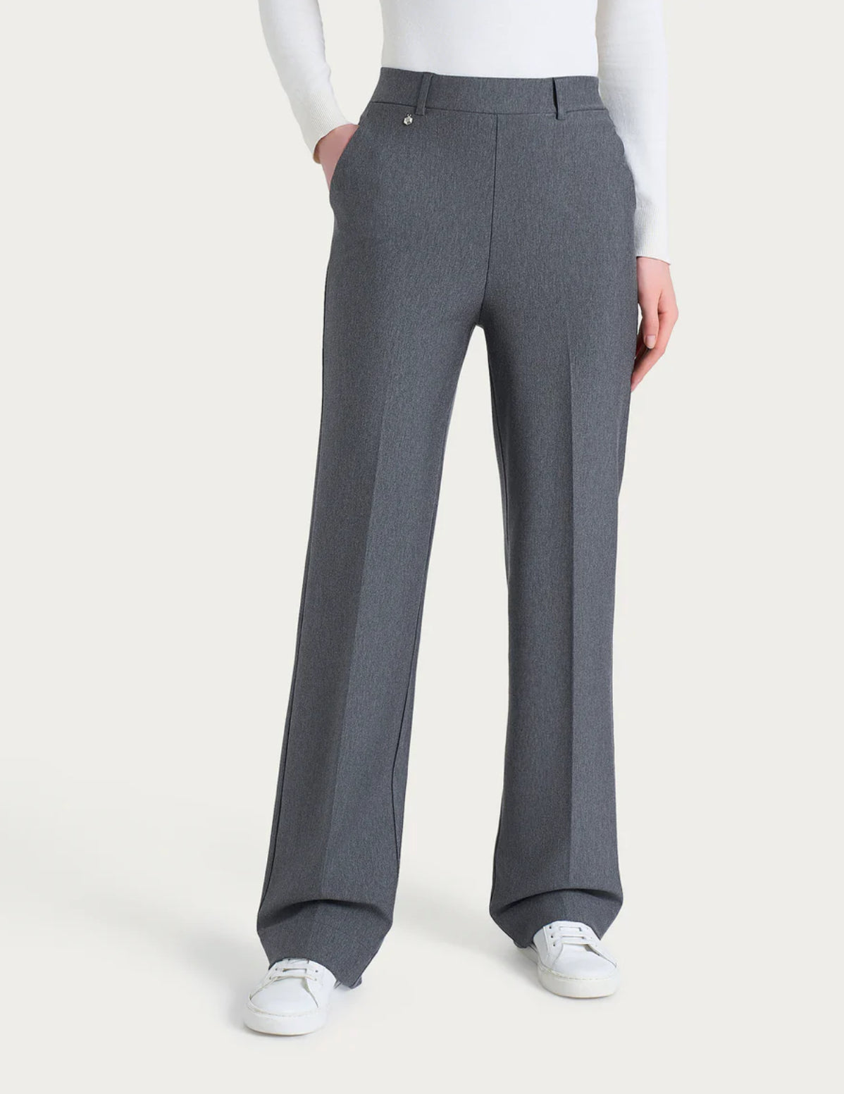 Pantalone wide leg con tasche Ragno