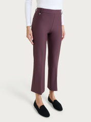 Pantalone flare alla caviglia in Compact - Huckleberry