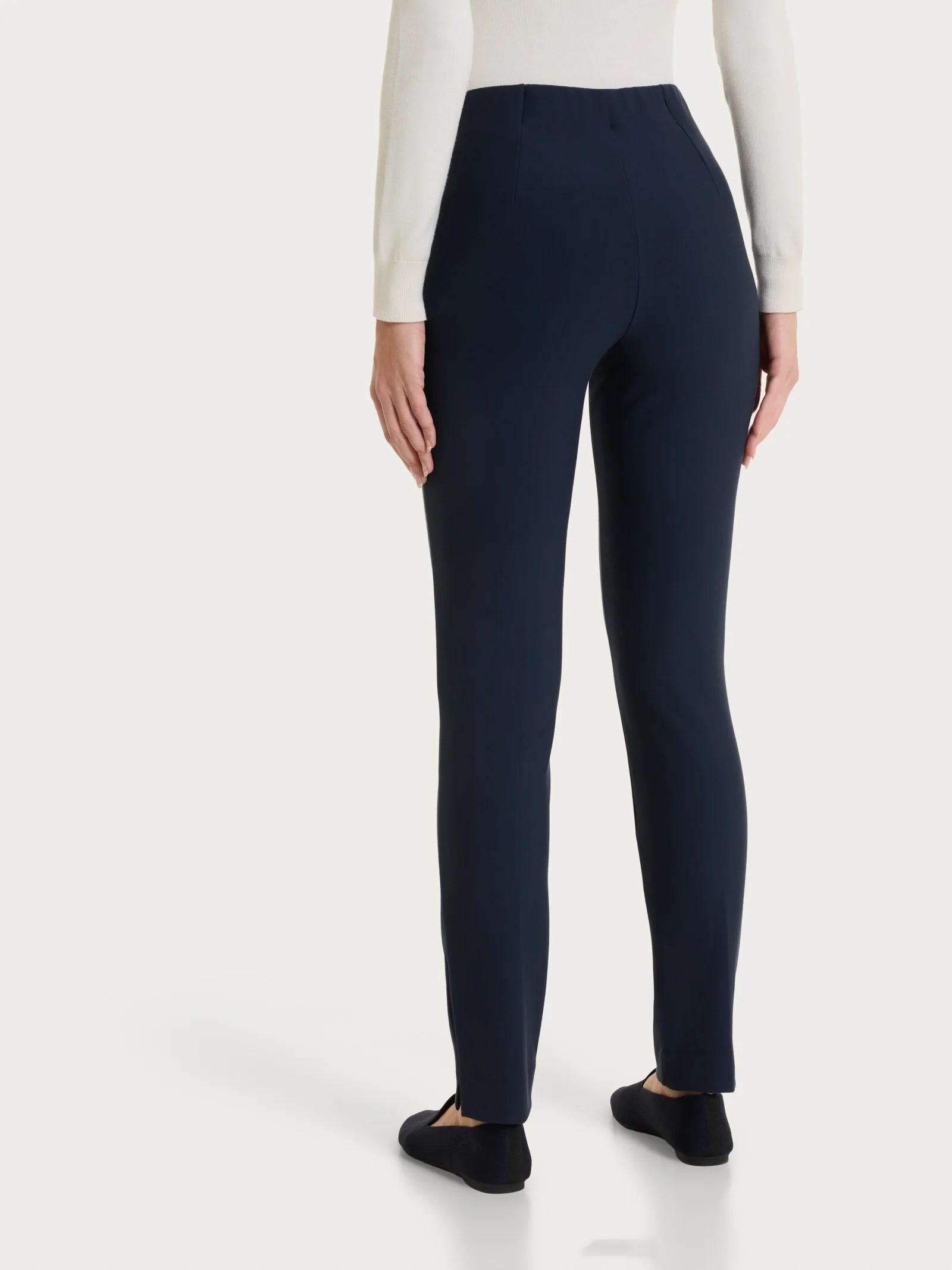 Pantalone a sigaretta con spacchetti in Compact - Persia