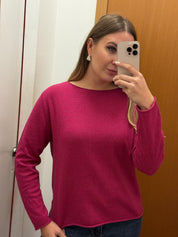 Girocollo misto lana cashmere