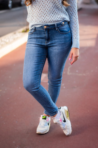 Jeans Skinny Bottoni