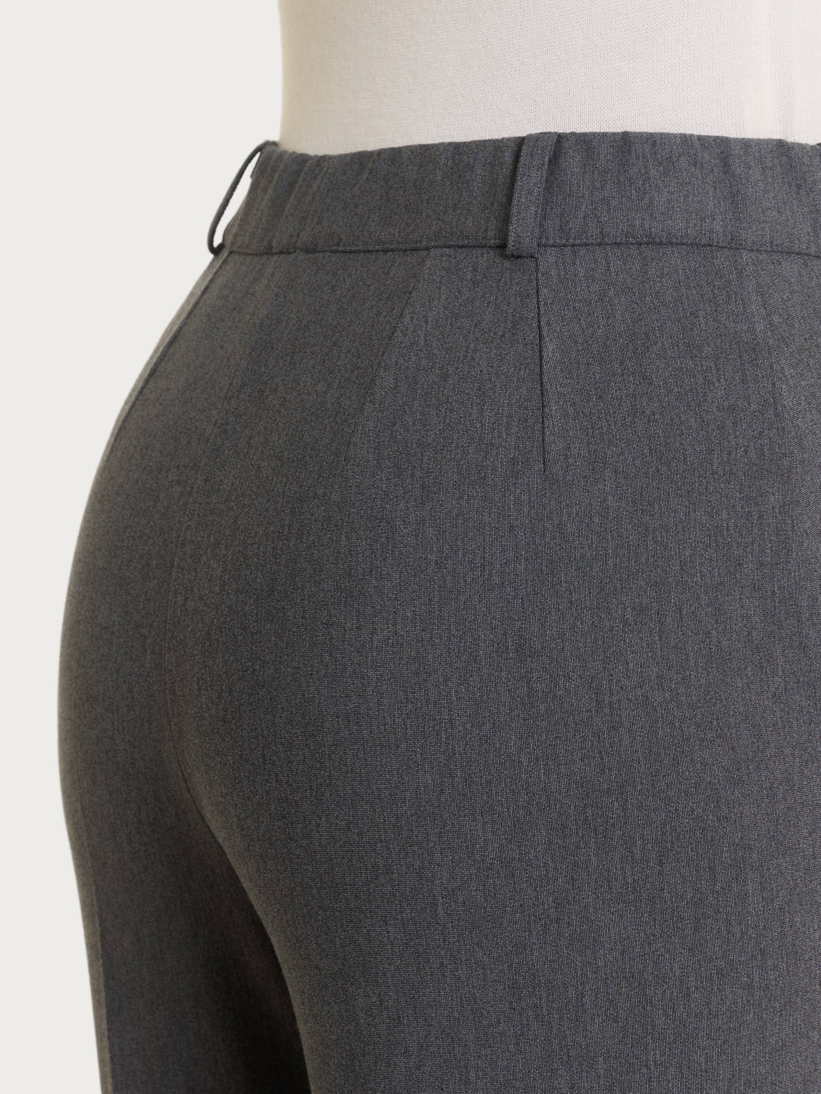 Pantalone flare con tasche in Compact - Ardesia Mel.
