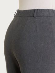 Pantalone flare con tasche in Compact - Ardesia Mel.