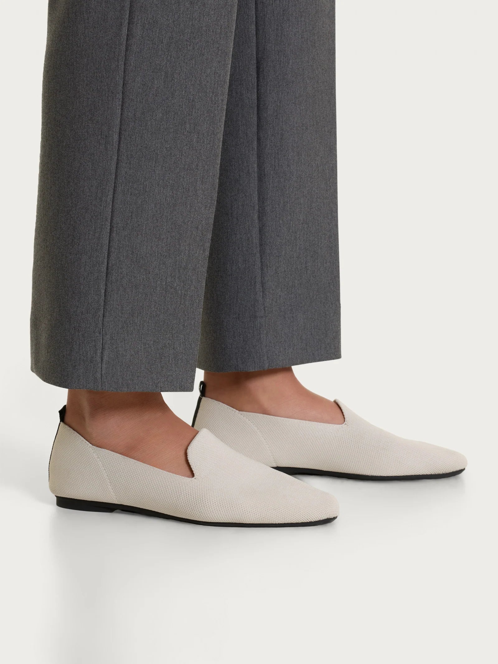 Pantalone flare con tasche in Compact - Ardesia Mel.