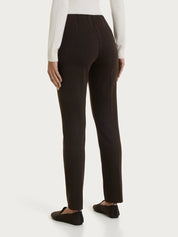 Pantalone a sigaretta con tweed pattern in Jacquard - Fant. Chocolate Torte