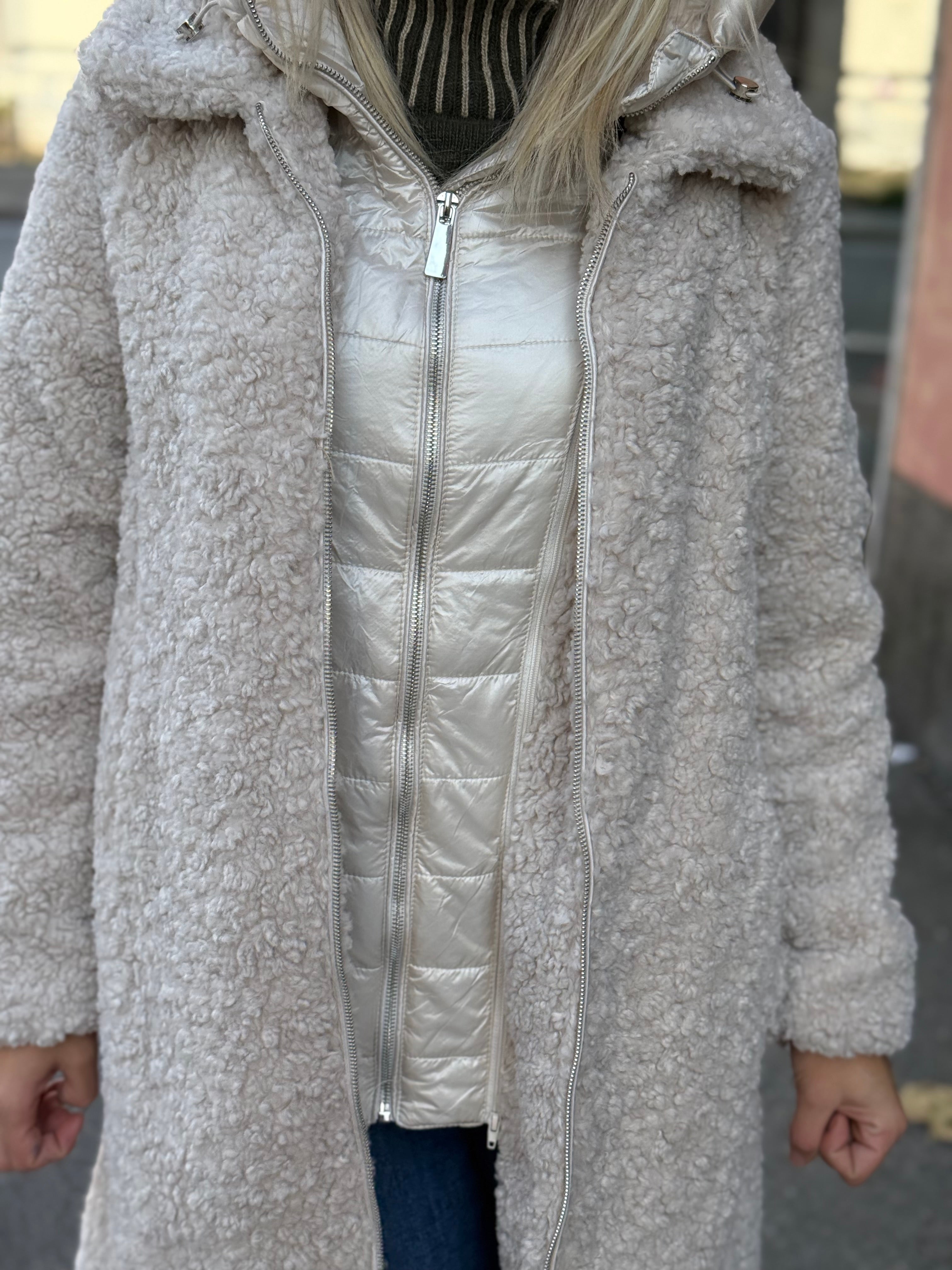 Teddy con interno trapuntato