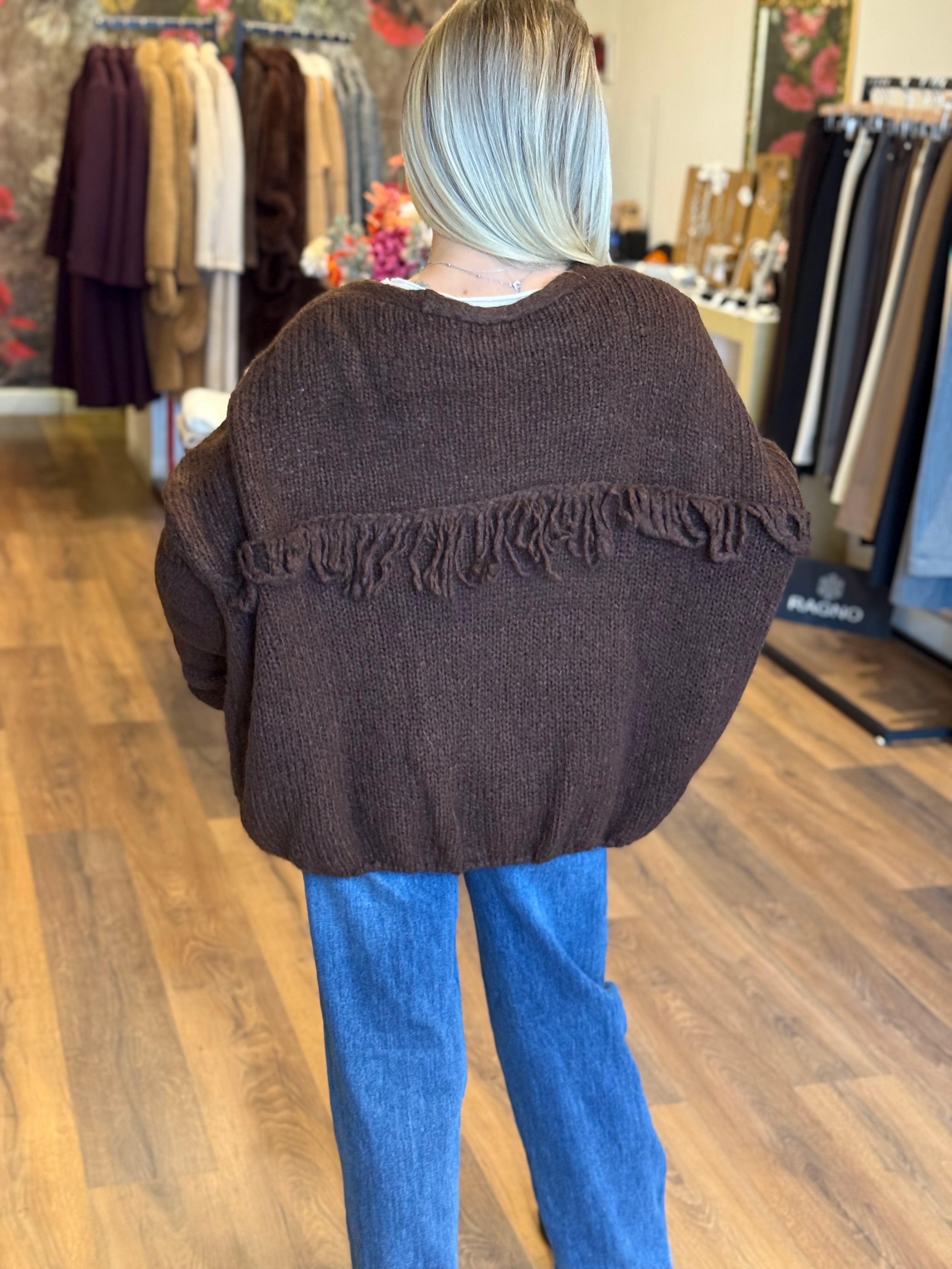 Cardigan con le frange Lokita