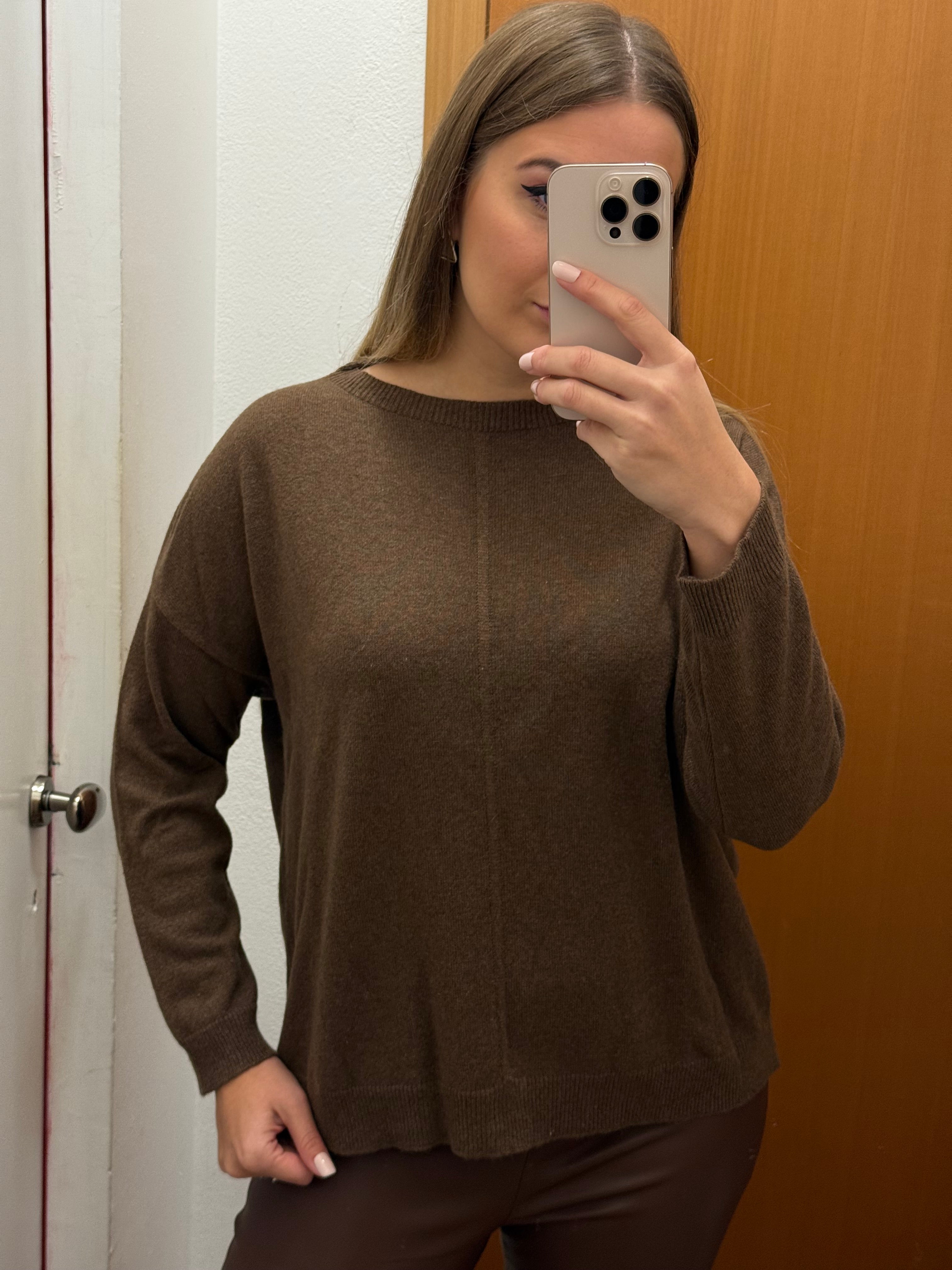 Maglia over misto lana & cashmere
