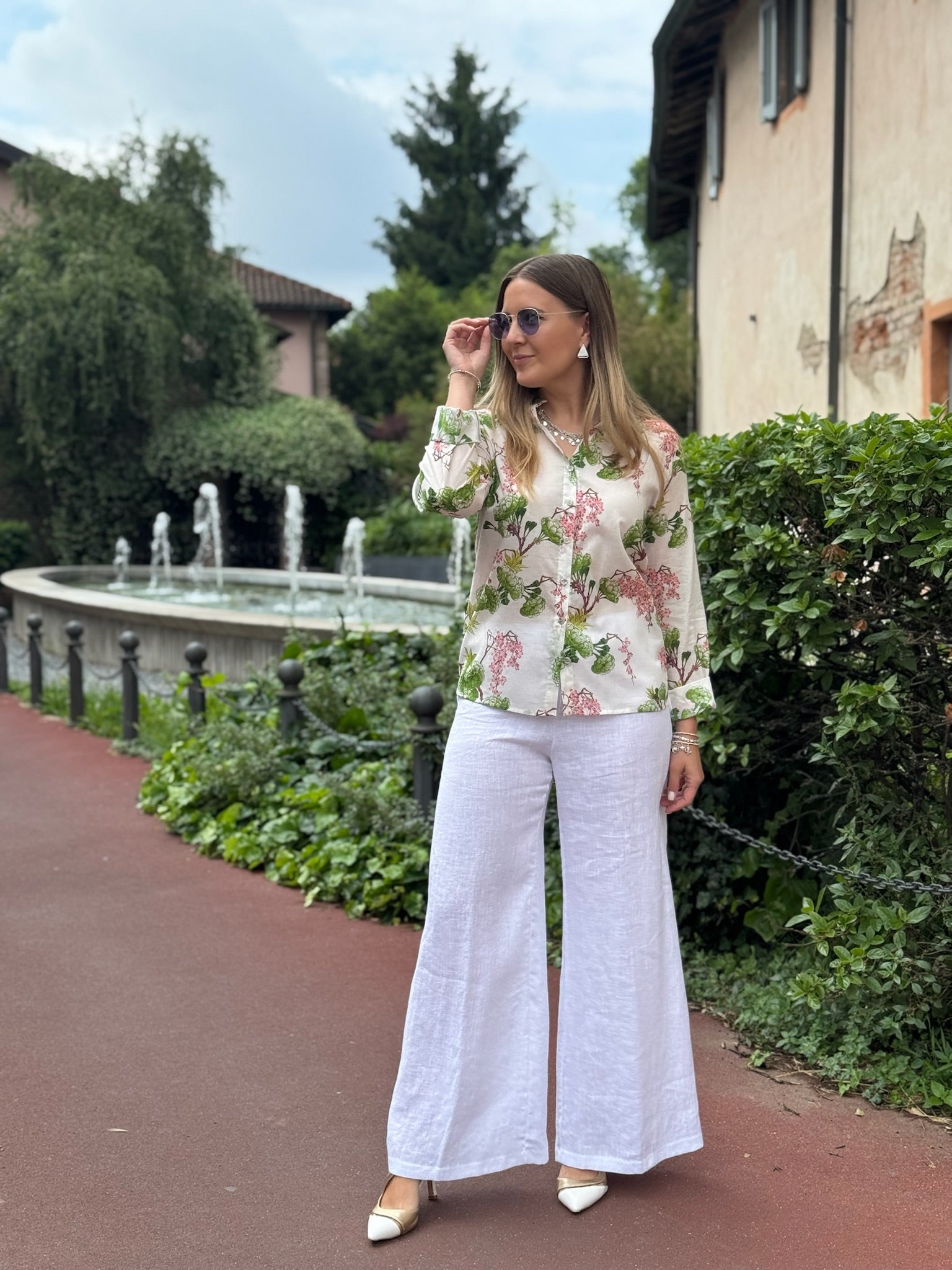 Camicia collo alla coreana Wu Side
