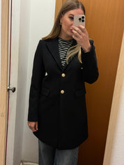 Cappotto midi in velour Duda