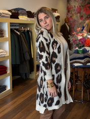 Cardigan aperto maculato Susy mix