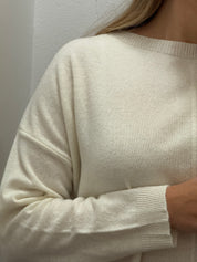 Maglia over misto lana & cashmere