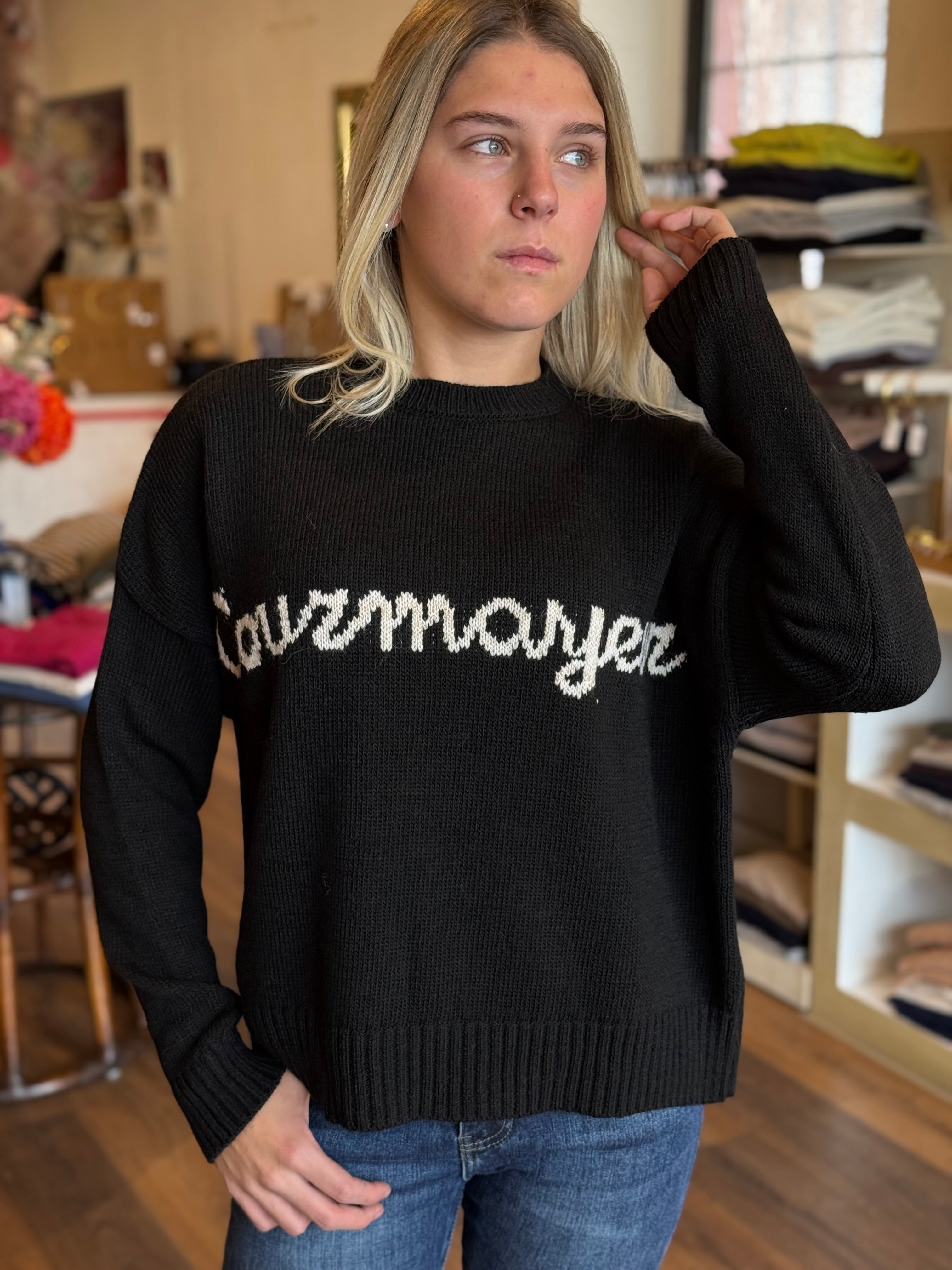 Maglia scritta Courmayeur Susy mix