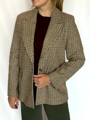 Blazer misto lana pied de poule Lokita