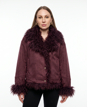 Giacca reversibile Maya – effetto suede e pelliccia