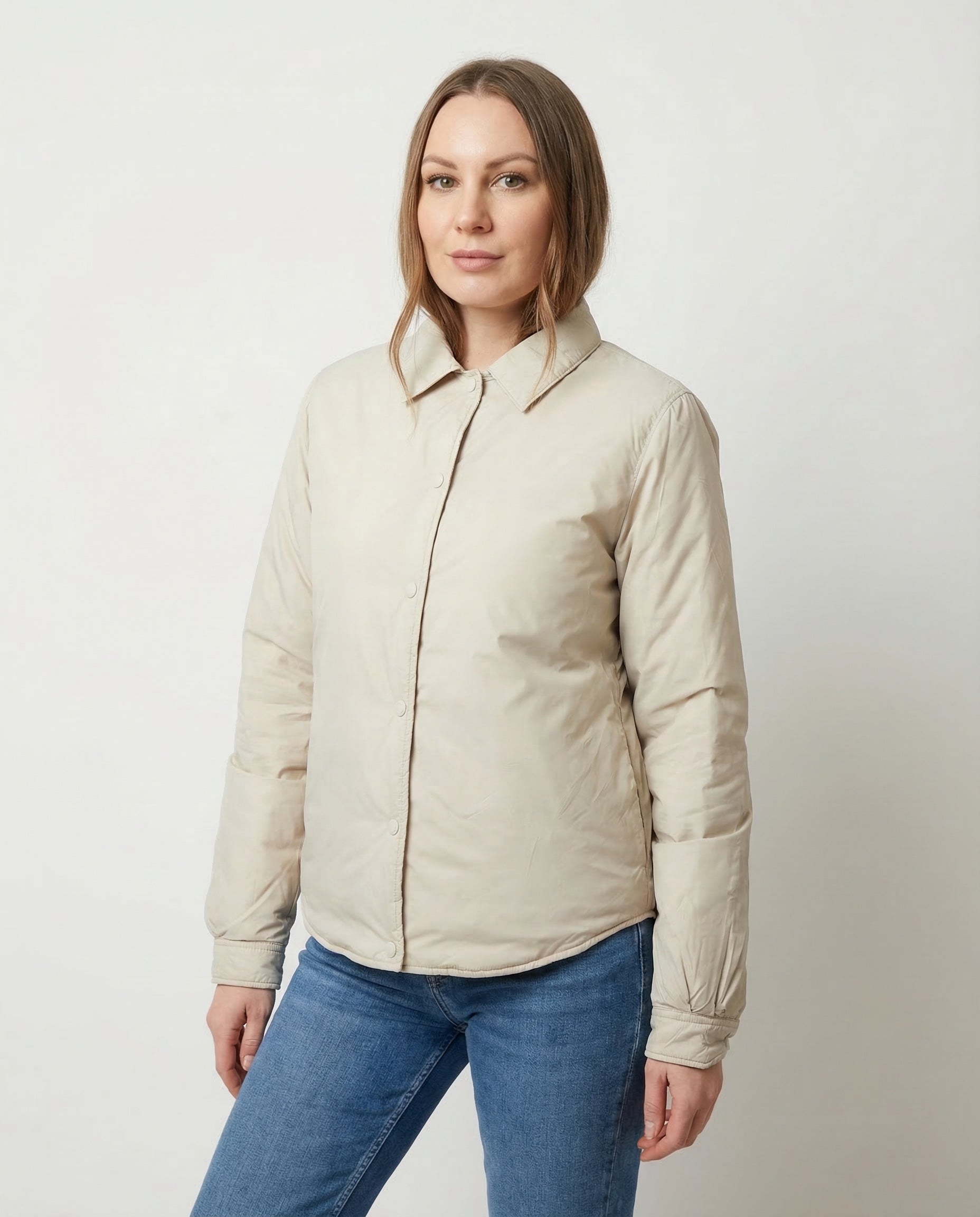 Giacca a camicia 100 g panna