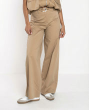 Completo in cotone Sabbia – Gilet Utility e Pantaloni Palazzo