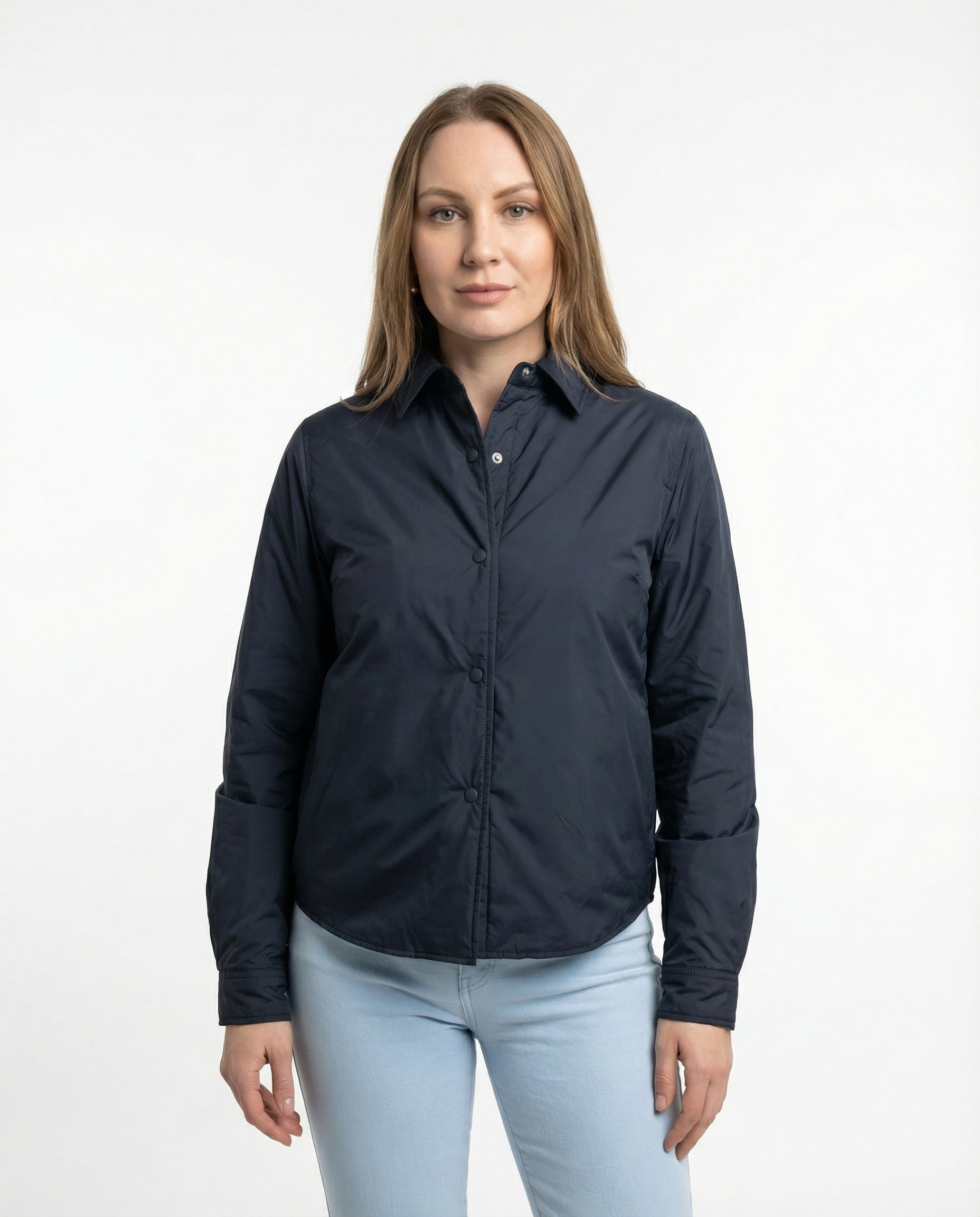 Giacca a camicia 100 g blu notte