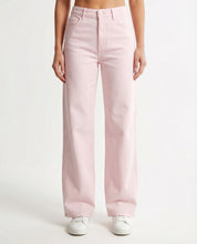 Jeans Gamba Dritta Rosa Pastello