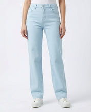 Jeans Gamba Dritta Celeste