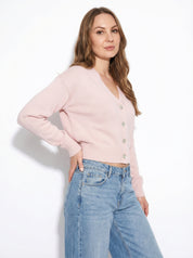 Cardigan Rosa Cipria