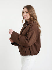 Bobmer Marrone in Tessuto con Zip