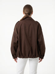 Bobmer Marrone in Tessuto con Zip