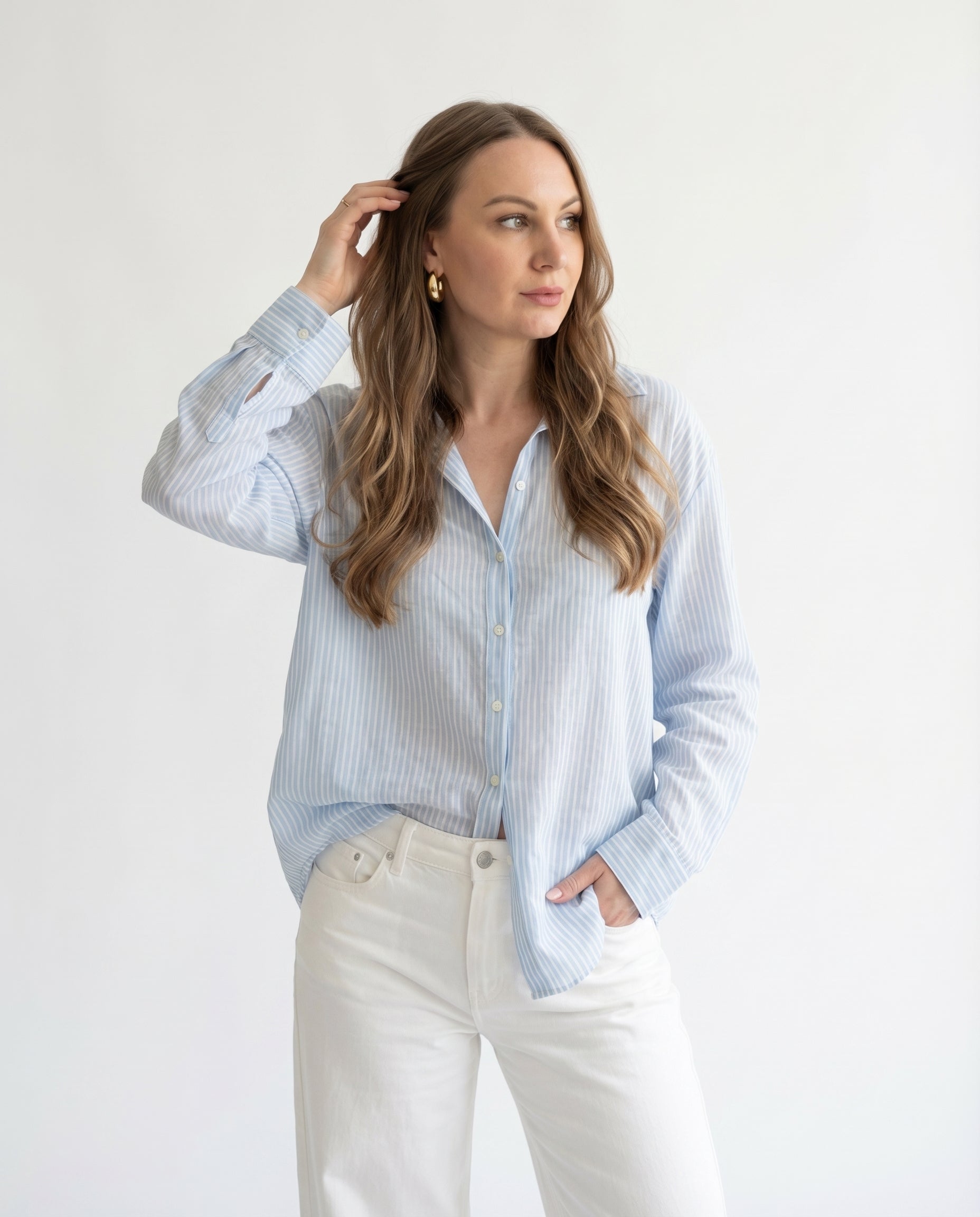 Camicia a Righe Sottili