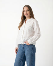 Camicia Bianca Sangallo con Ricami