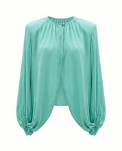 Copriabito verde acqua con maniche lunghe WuSide