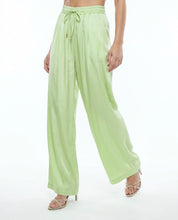 Pantalone palazzo verde menta con coulisse WuSide