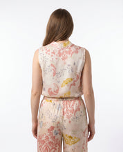 Camicia smanicata con stampa fantasia pastello WuSide