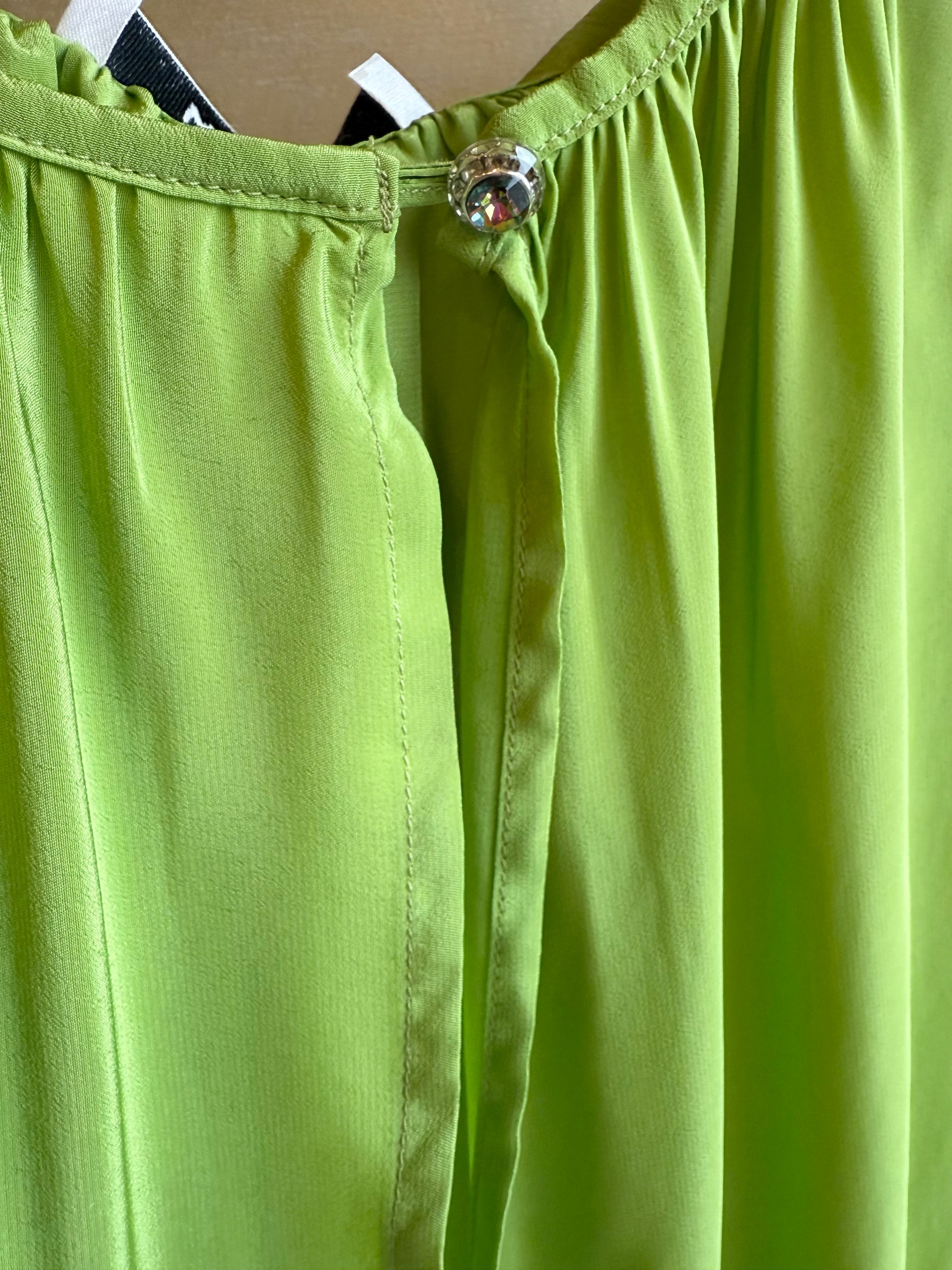 Copriabito verde lime con maniche lunghe WuSide