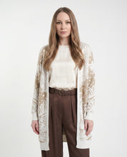Cardigan lungo lamè Lokita