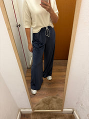 Pantalone a palazzo in ciniglia Lokita