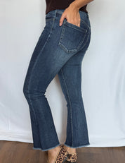 Jeans Flare sfrangiato Gioia
