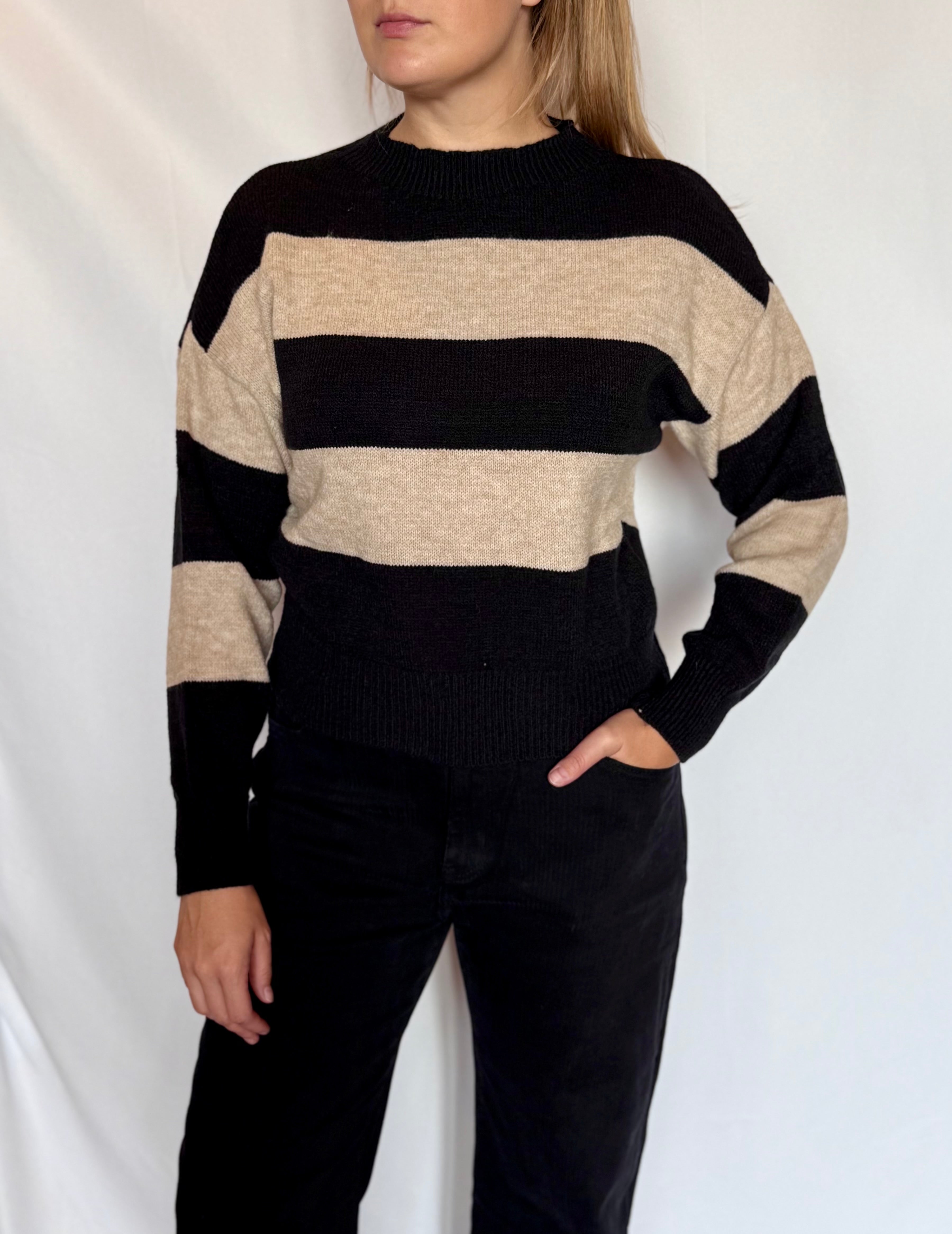 Pullover righe misto lana Lokita