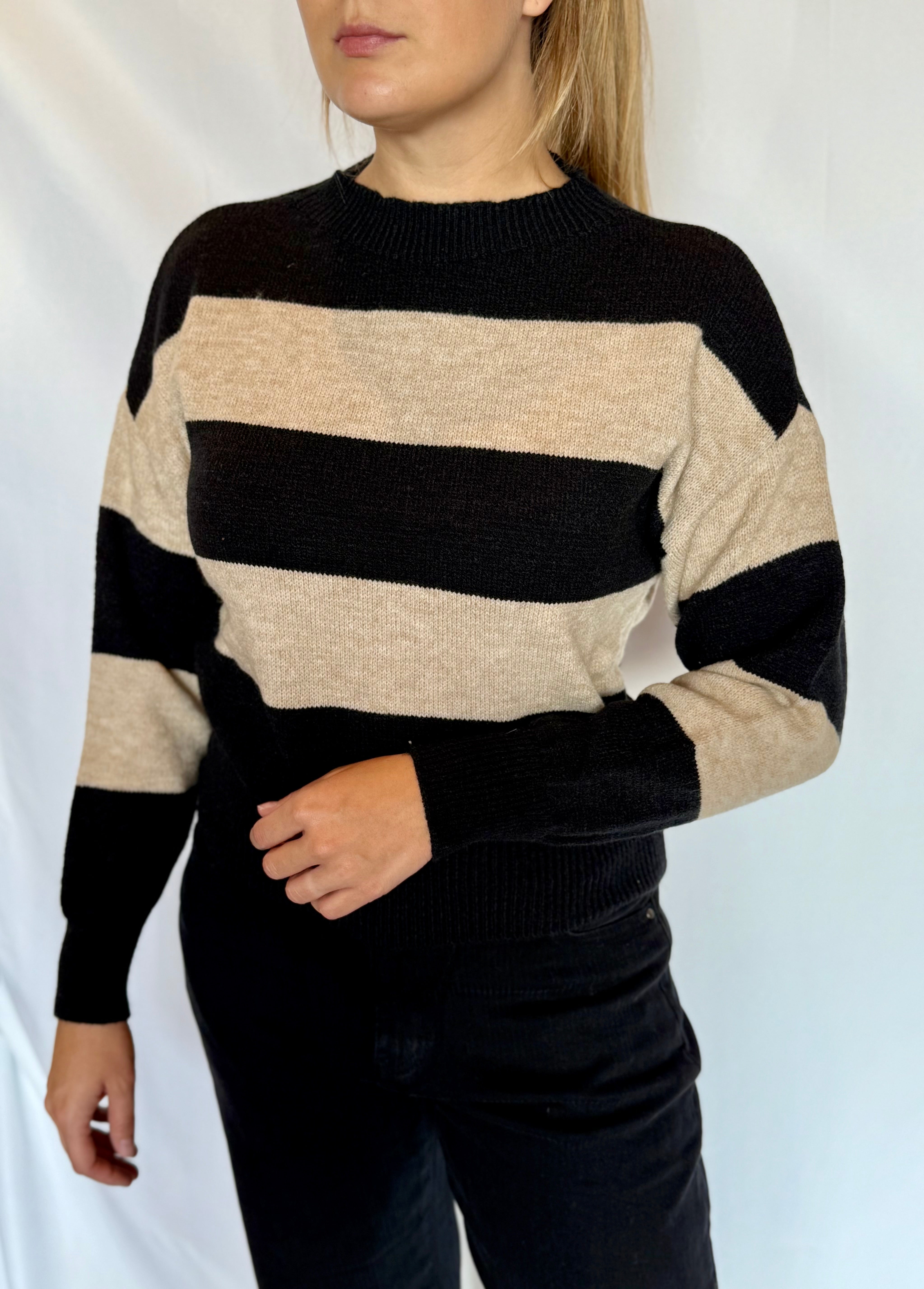 Pullover righe misto lana Lokita