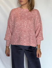 Maglia stampata misto mohair Lokita