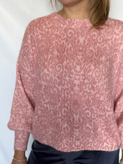 Maglia stampata misto mohair Lokita
