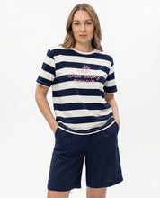 T-shirt a righe “Saint Tropez Beach Club”