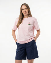 T-shirt basic con patch frutta gioiello
