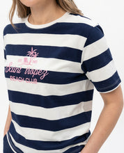 T-shirt a righe “Saint Tropez Beach Club”