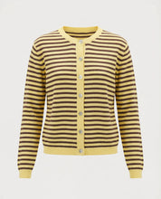 Cardigan a righe 100% cotone