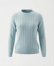 Maglione a trecce 100% cotone