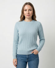 Maglione a trecce 100% cotone